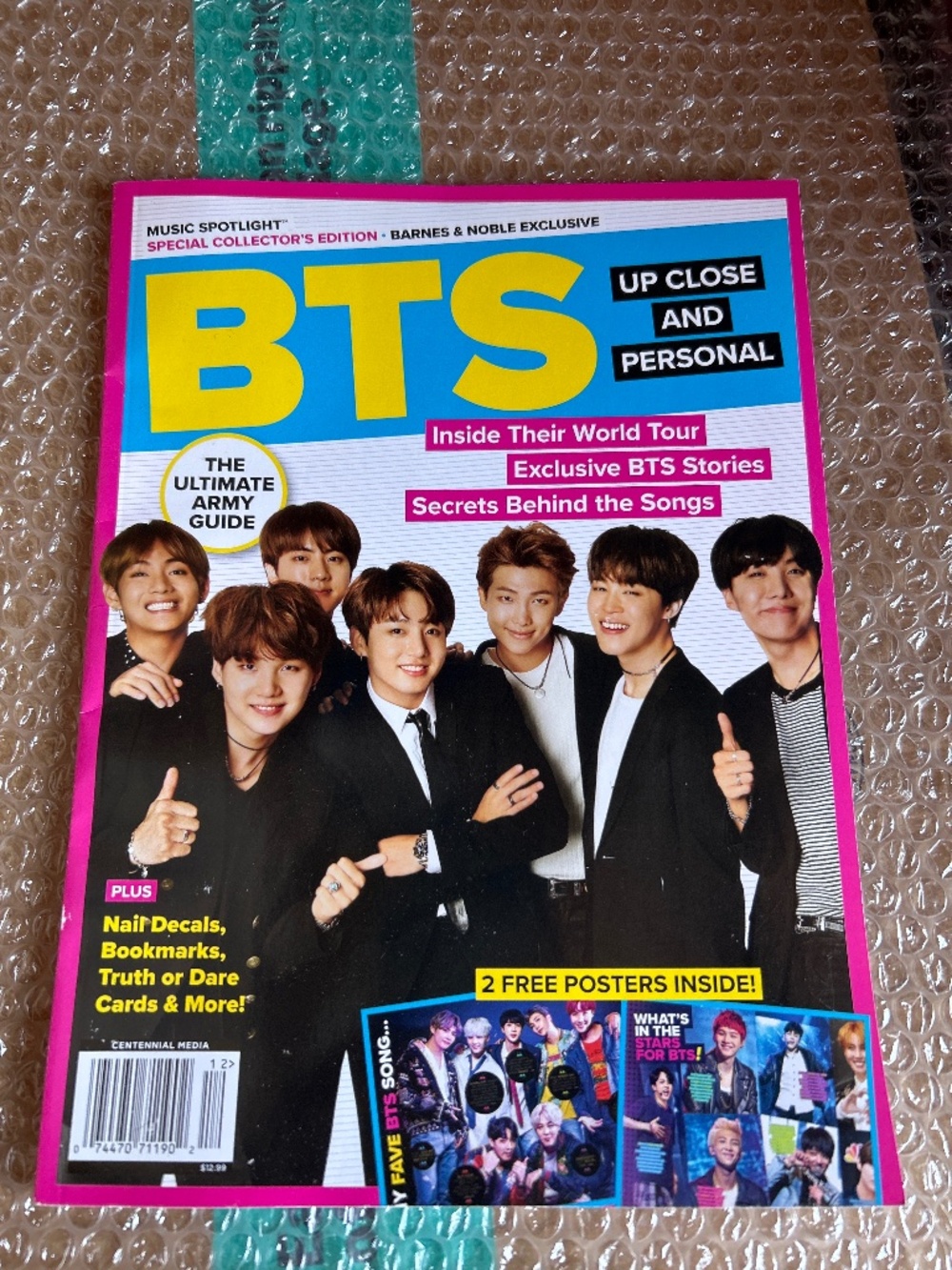 BTS Music Spotlight Magazine Jimin RM Suga Jungkook